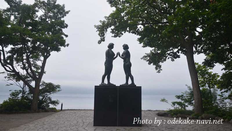 十和田湖の乙女の像