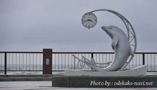 野寒布岬（ノシャップ岬）のイルカ時計台